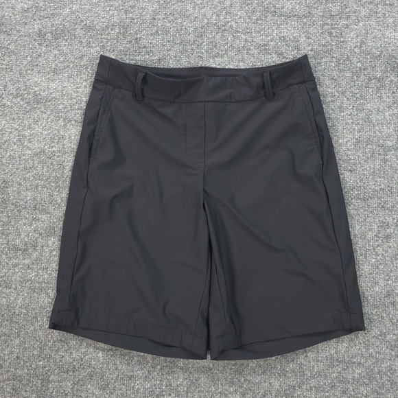 Spanx Shorts Womens Small Black Sunshine 10" Bermuda Stretch Performance Run Gym - Picture 1 of 12